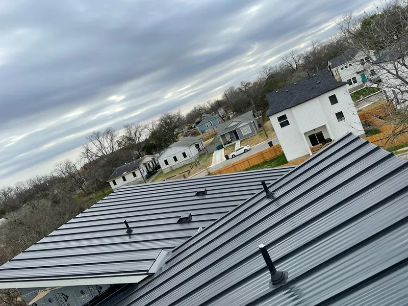 Standing seam metal roof panels with vents for Skylight Repair in Bucksport